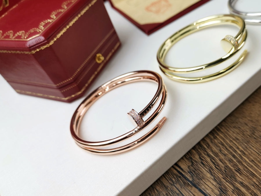 [Marin]JUSTE BRACELET 3.5MM DOUBLE ROW DIAMOND