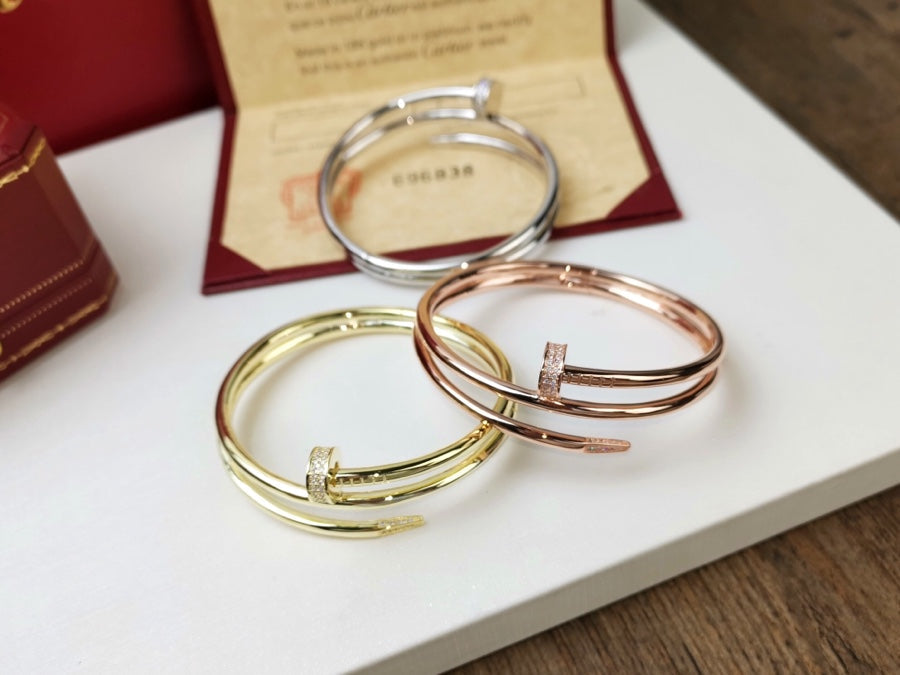 [Marin]JUSTE BRACELET 3.5MM DOUBLE ROW DIAMOND