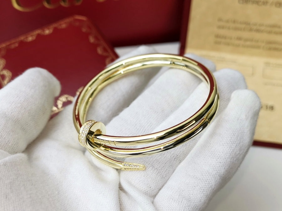 [Marin]JUSTE BRACELET 3.5MM DOUBLE ROW DIAMOND