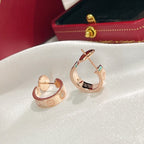 [Marin]LOVE EARRINGS 5.7MM 2 DIAMONDS