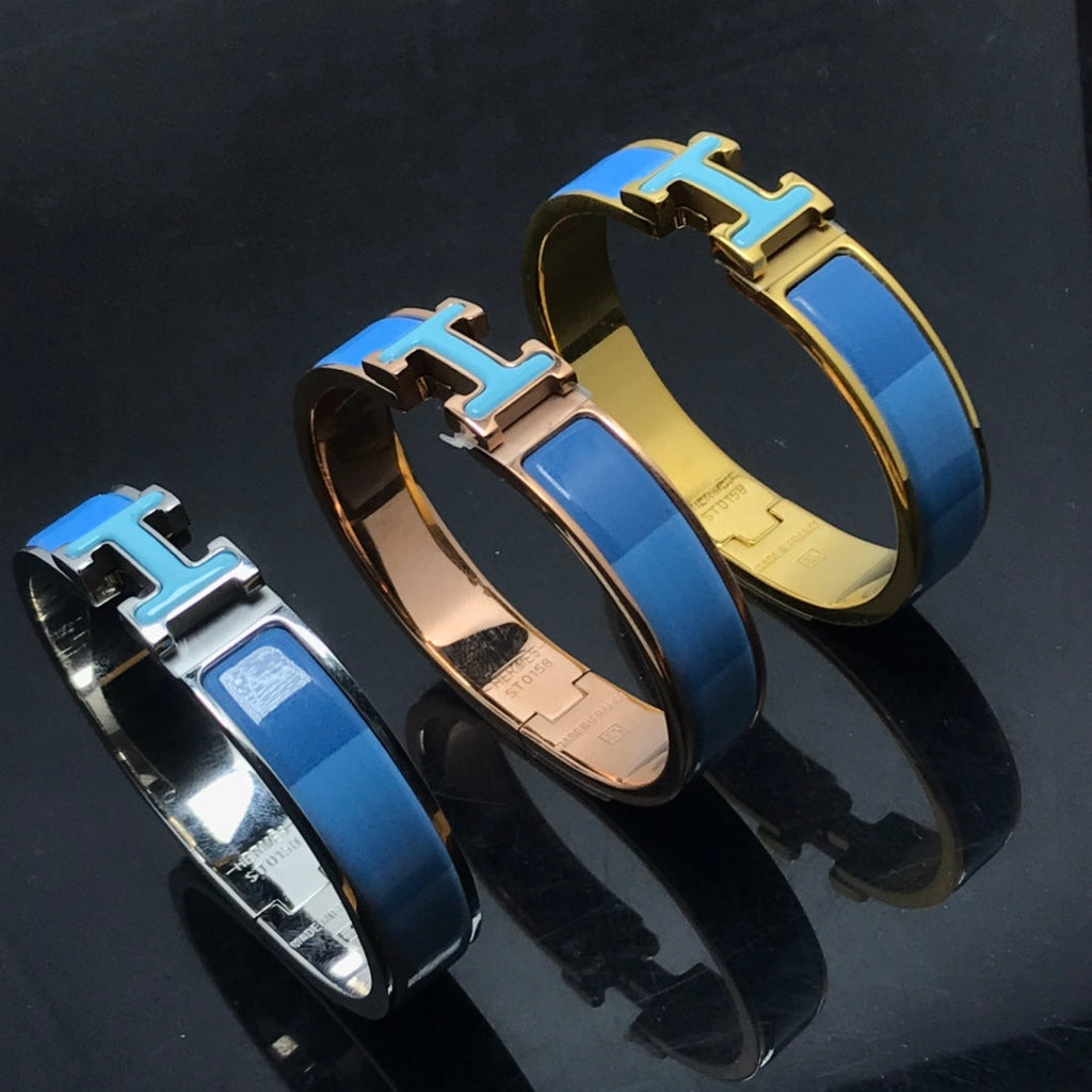 [Marin]H BRACELET BLEU ARC-EN-CIEL EN CÉRAMIQUE