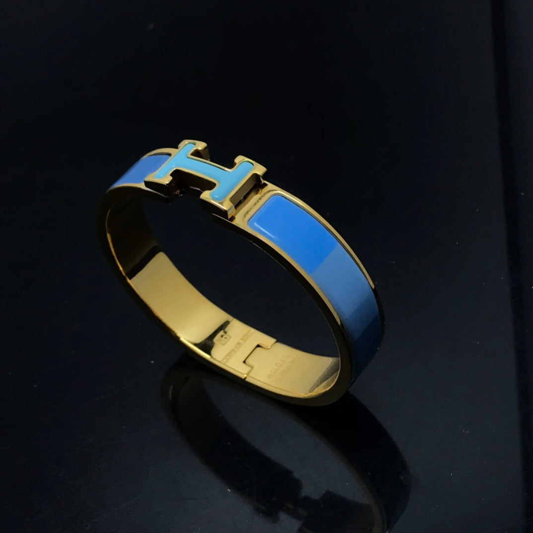 [Marin]H BRACELET BLUE RAINBOW CERAMIC