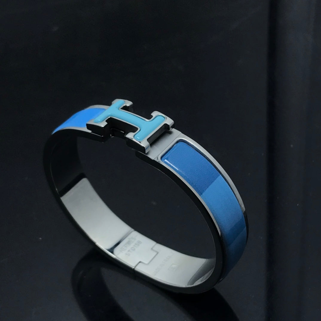 [Marin]H BRACELET BLUE RAINBOW CERAMIC