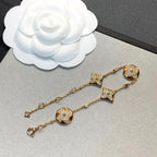 [Marin]STAR AND SUN 4 MOTIFS GOLD DIAMONDS BRACELET