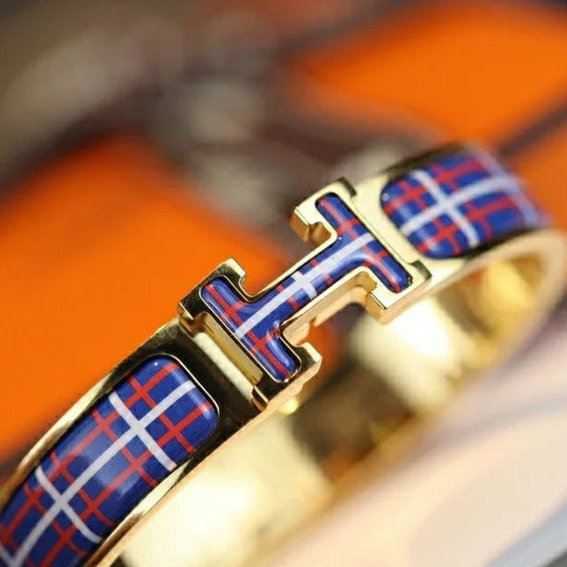 [Marin]H TARTAN BRACELET 12MM