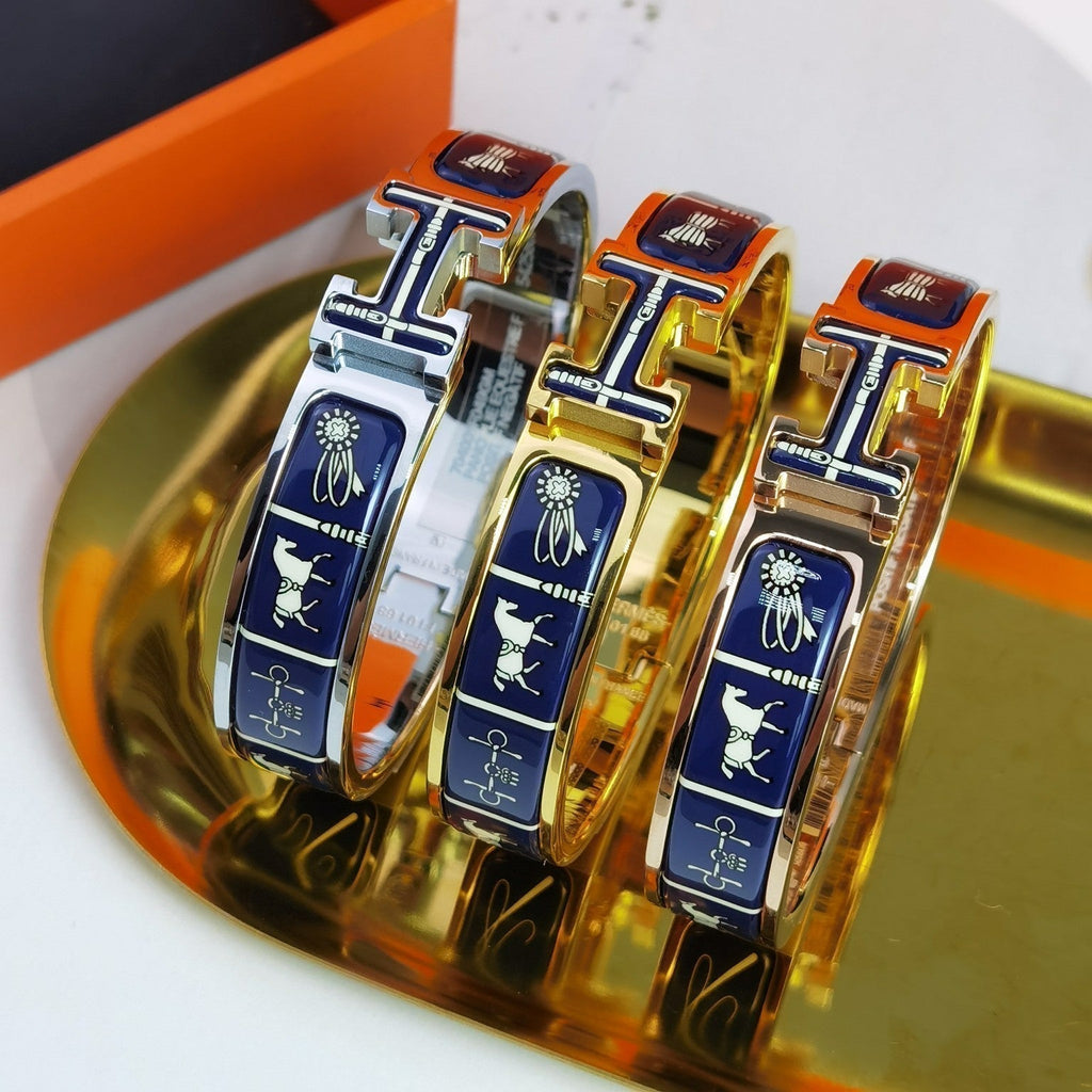 [Marin]H COUVERTURES DARK BLUE BRACELET