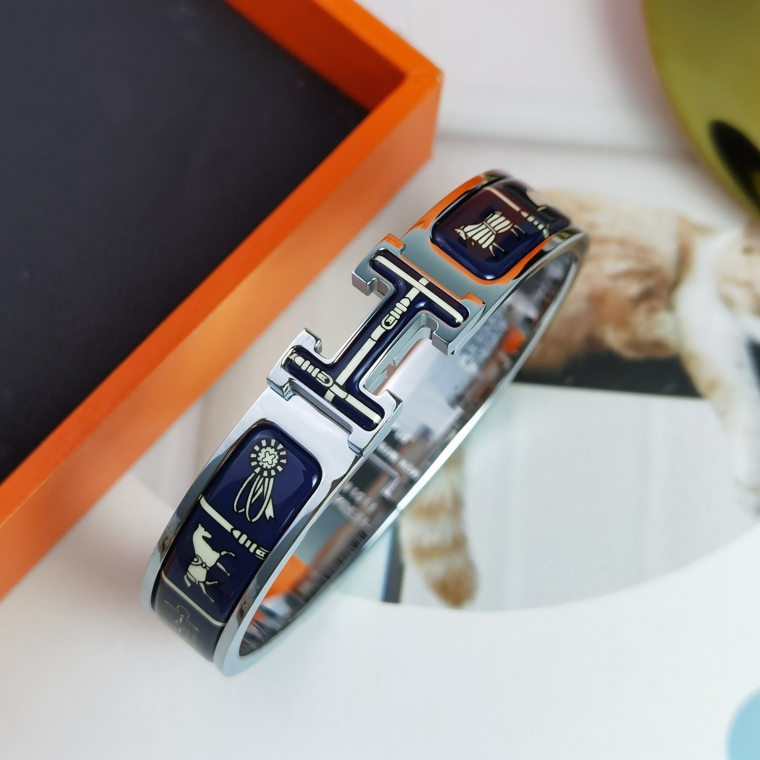 [Marin]H COUVERTURES DARK BLUE BRACELET