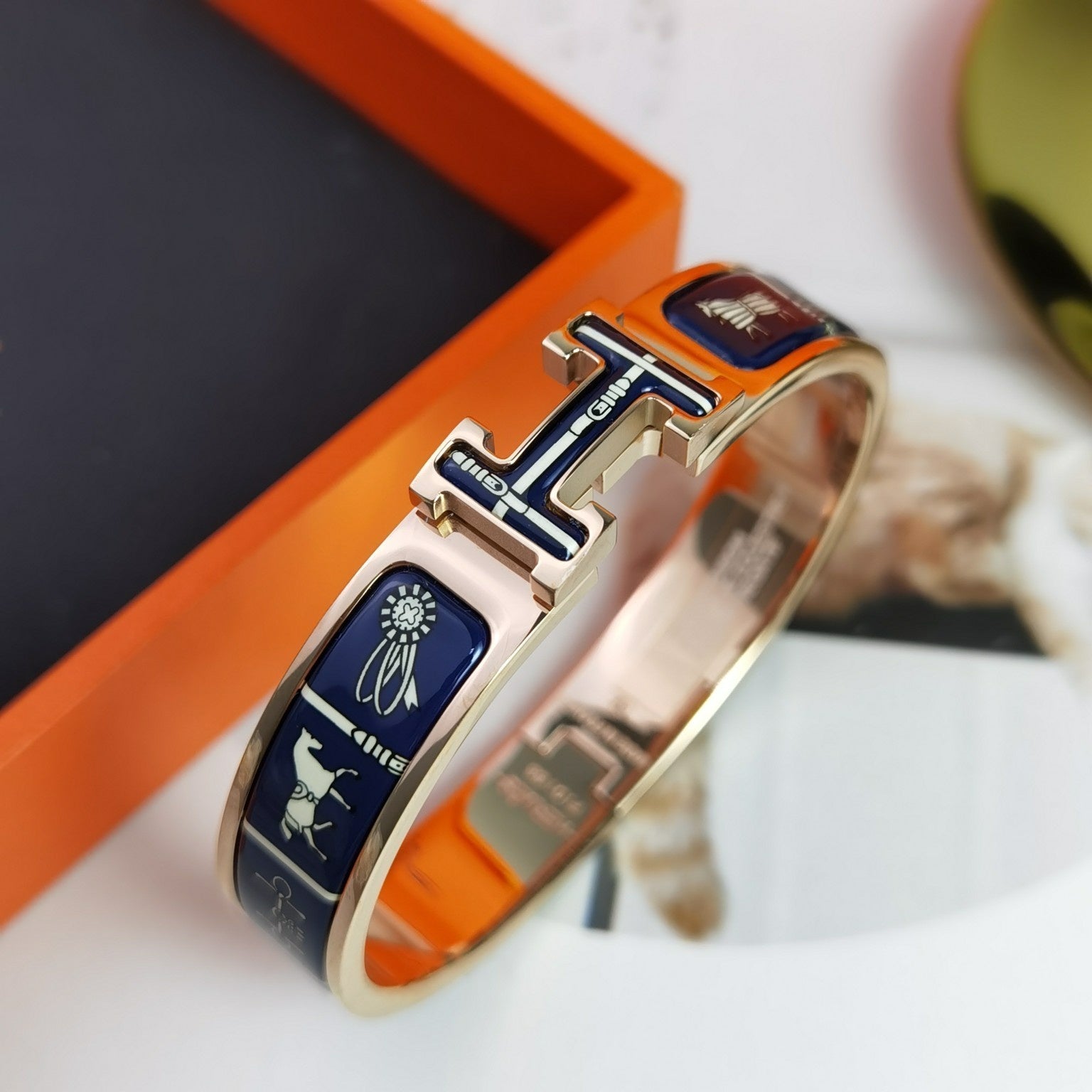 [Marin]H COUVERTURES DARK BLUE BRACELET