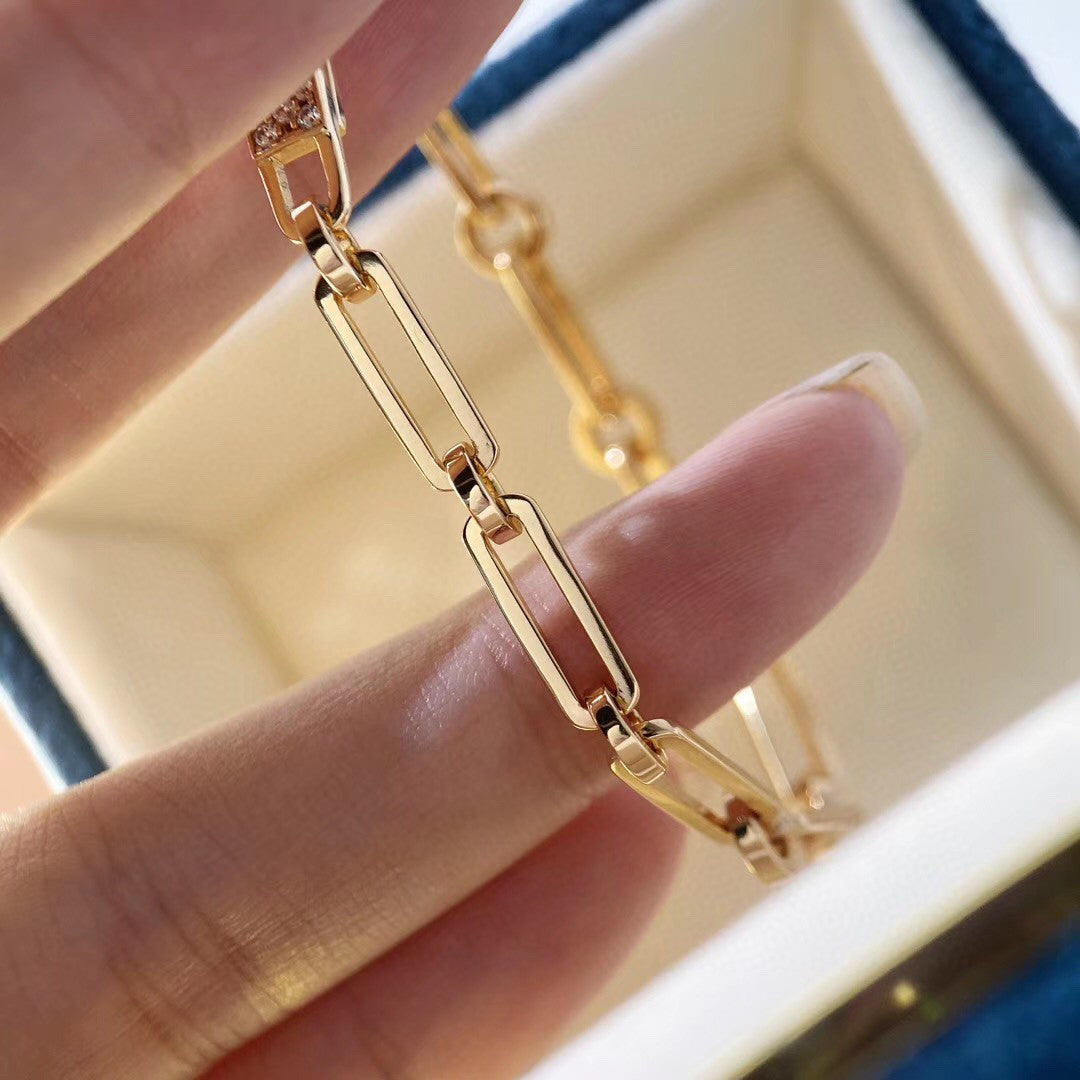 [Marin]CHAÎNE BRACELET PETIT MODÈLE DIAMANT