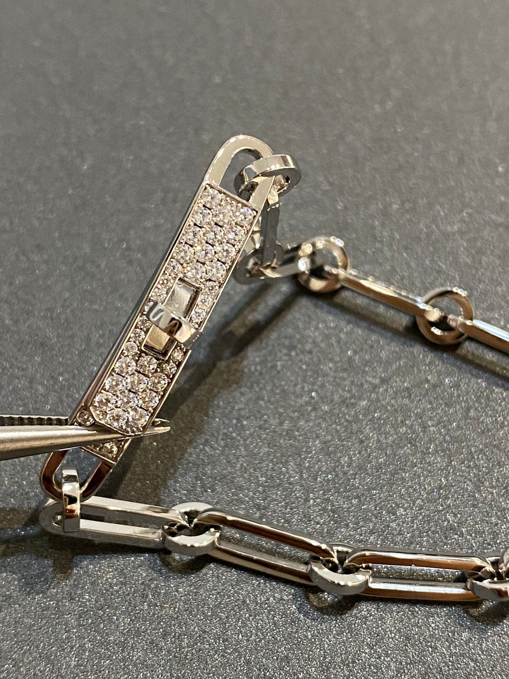 [Marin]CHAÎNE BRACELET PETIT MODÈLE DIAMANT