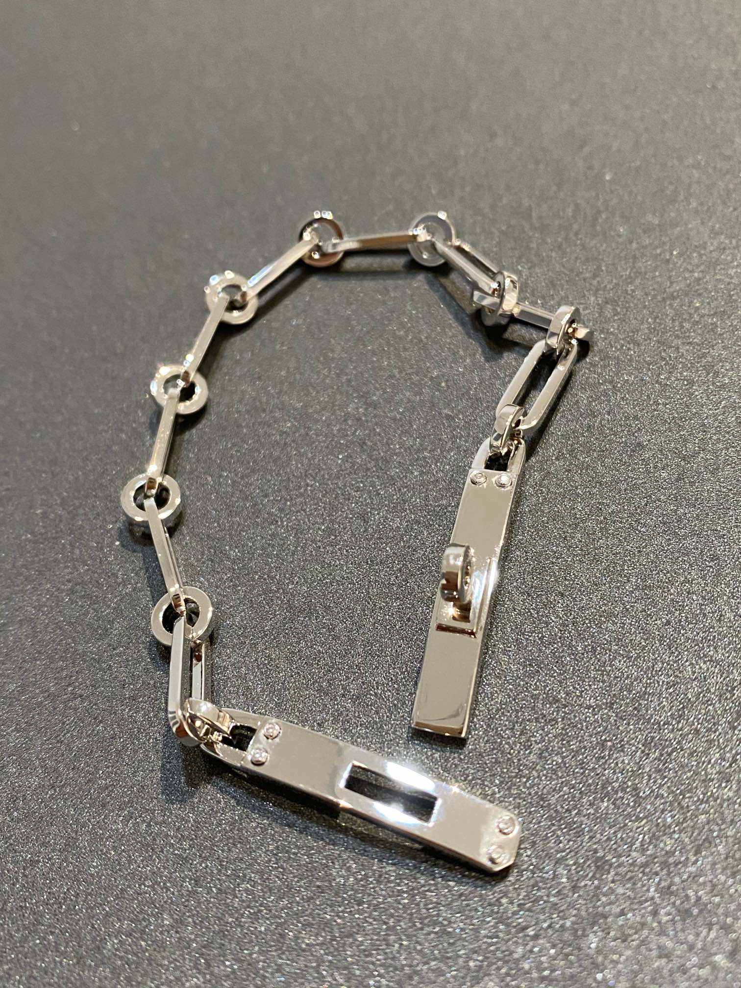 [Marin]CHAÎNE BRACELET PETIT MODÈLE DIAMANT