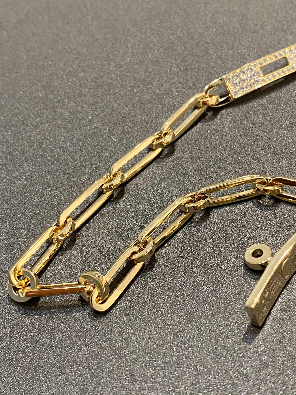 [Marin]CHAÎNE BRACELET PETIT MODÈLE DIAMANT