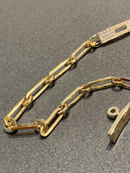 [Marin]CHAÎNE BRACELET PETIT MODÈLE DIAMANT