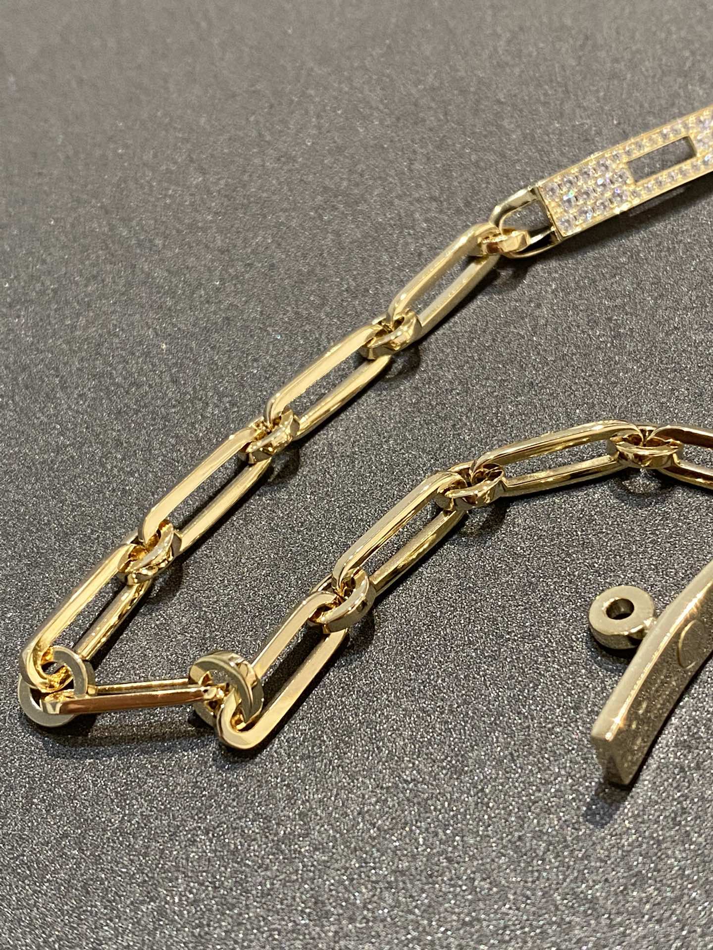 [Marin]CHAÎNE BRACELET PETIT MODÈLE DIAMANT
