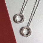 [Marin]LOVE NECKLACE ADJUSTABLE SILVER