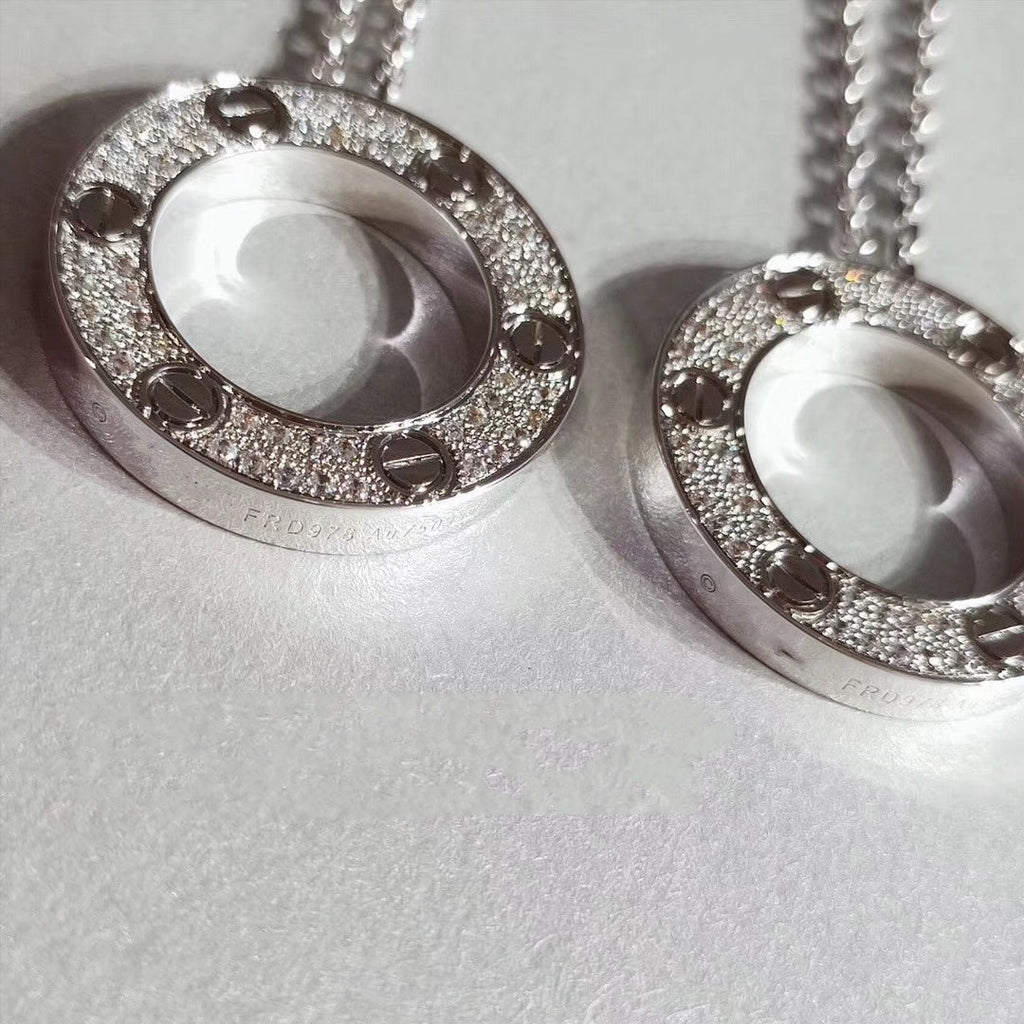 [Marin]LOVE NECKLACE ADJUSTABLE SILVER