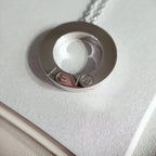 [Marin]LOVE NECKLACE ADJUSTABLE SILVER