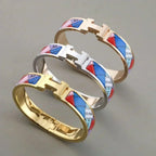 [Marin]H BRACELET BORDURE À POINTS 12MM