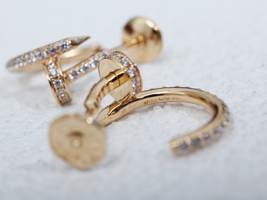 [Marin]JUSTE EARRINGS 12.75MM PINK GOLD DIAMOND