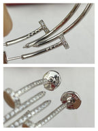 [Marin]JUSTE EARRINGS FULL DIAMONDS 1.8MM