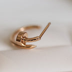 [Marin]BOUCLES D'OREILLES JUSTE OR ROSE