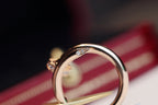 [Marin]JUSTE RING 2.65MM PINK GOLD DIAMOND