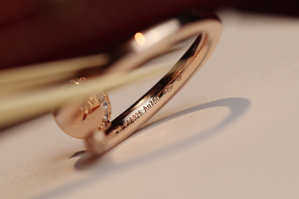 [Marin]JUSTE RING 2.65MM PINK GOLD DIAMOND