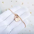 [Marin]AMULETTE PEDANT ROSE GOLD NECKLACE