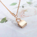 [Marin]AMULETTE PEDANT ROSE GOLD NECKLACE