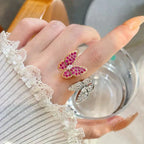 [Marin]TWIN BUTTERFLY DIAMOND RING
