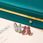 [Marin]TWIN BUTTERFLY DIAMOND RING