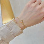 [Marin]STAR 1 DIAMOND PINK GOLD BRACELET