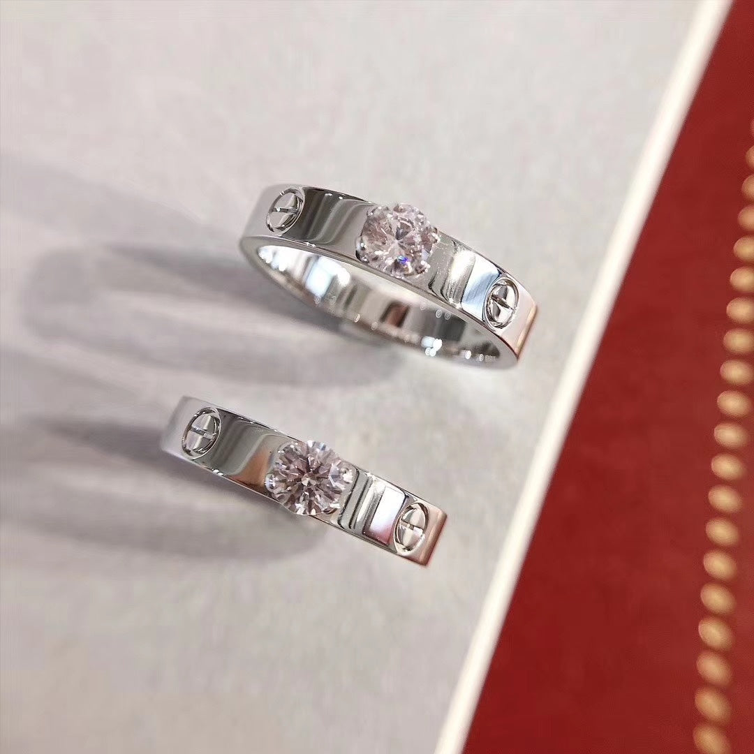 [Marin]LOVE RING 3.6MM 1 BIG DIAMOND