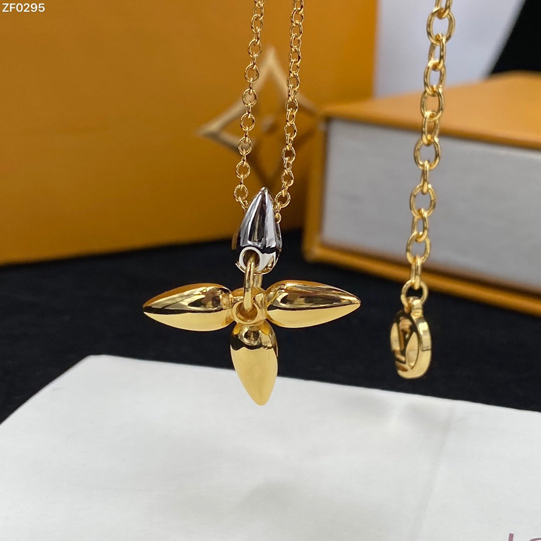 [Marin]LOUISETTE PEDANT GOLD NECKLACE