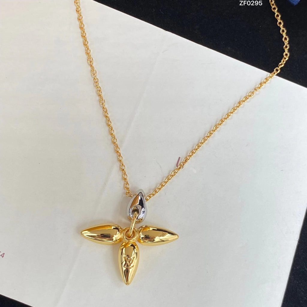 [Marin]LOUISETTE PEDANT GOLD NECKLACE