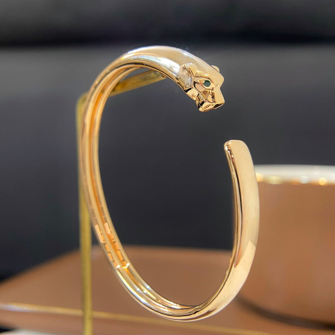 [Marin]PANTHERE GOLD OPEN BRACELET