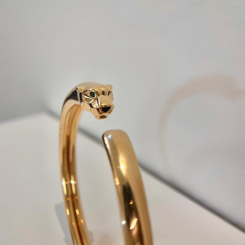 [Marin]BRACELET OUVERT PANTHÈRE OR