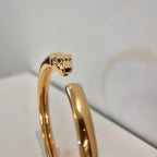 [Marin]BRACELET OUVERT PANTHÈRE OR