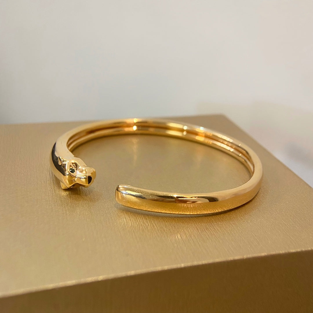 [Marin]PANTHERE GOLD OPEN BRACELET
