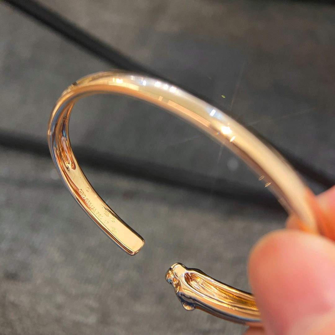 [Marin]BRACELET OUVERT PANTHÈRE OR