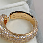 [Marin]PANTHERE PINK GOLD DIAMOND RING