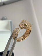 [Marin]PANTHERE PINK GOLD DIAMOND RING