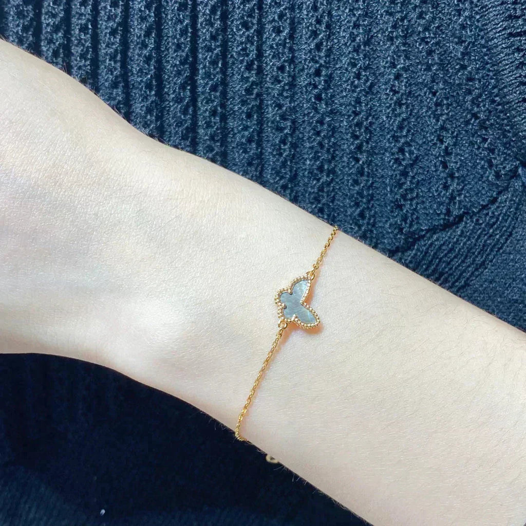 [Marin]BUTTERFLY DARK MOP BUTTERFLY BRACELET