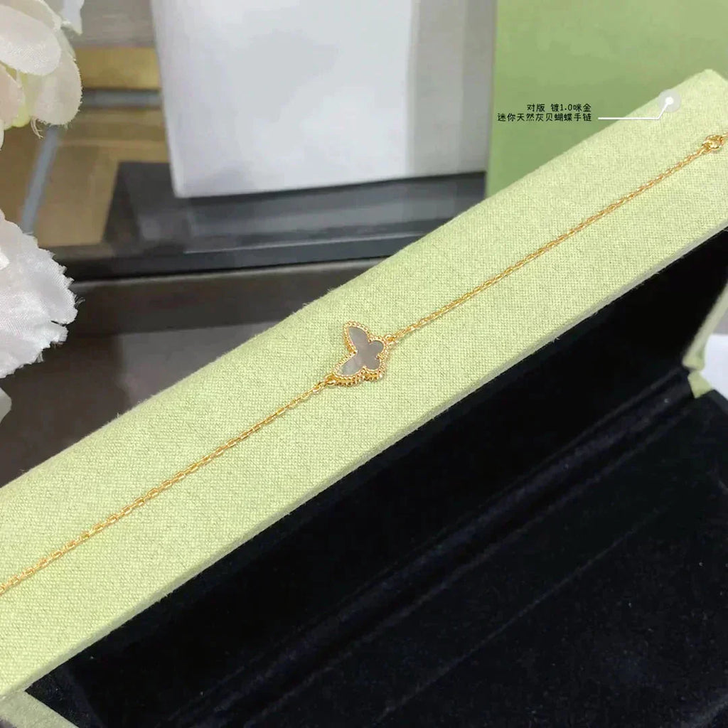 [Marin]BUTTERFLY DARK MOP BUTTERFLY BRACELET