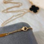 [Marin]CLOVER 25MM NECKLACE GOLD ONYX