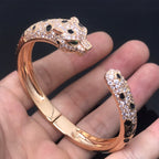[Marin]PANTHÈRE GRAND BRACELET DIAMANTS
