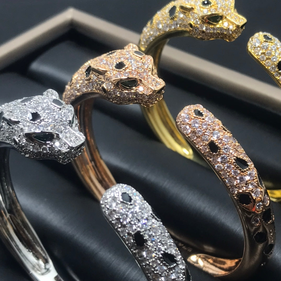 [Marin]PANTHERE BIG BRACELET DIAMONDS