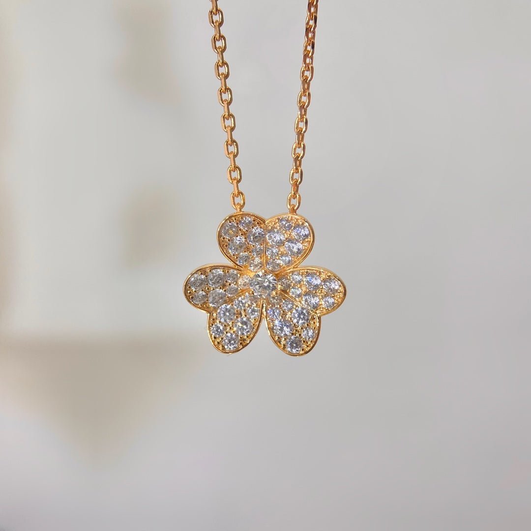 [Marin]COLLIER FLEUR DIAMANT