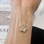 [Marin]FLOWER DIAMOND NECKLACE