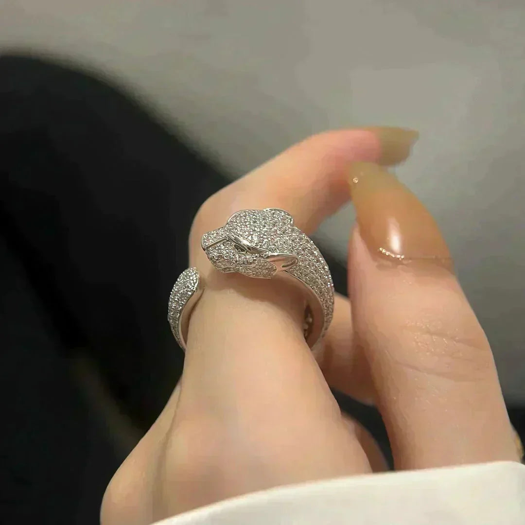 [Marin]PANTHERE 5.5MM ALL DIAMOND RING